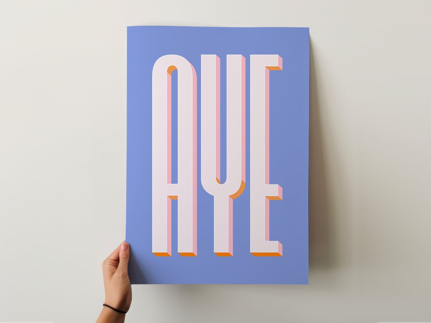 Aye Scottish Belter Fine Art Poster Print