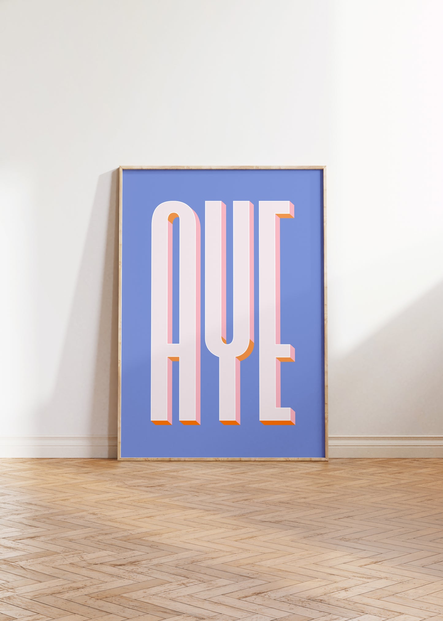 Aye Scottish Belter Fine Art Poster Print