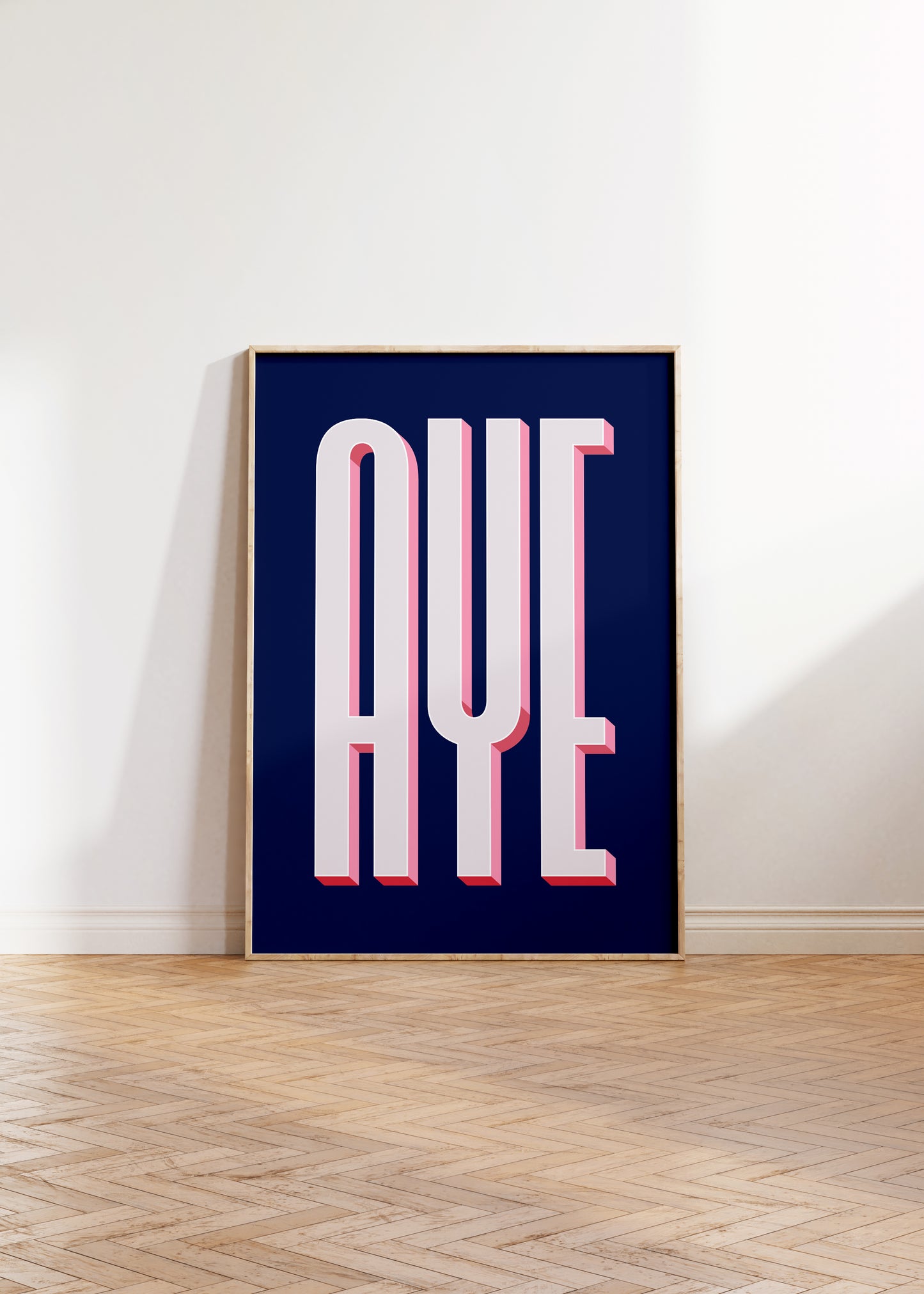 Aye Scottish Belter Fine Art Poster Print