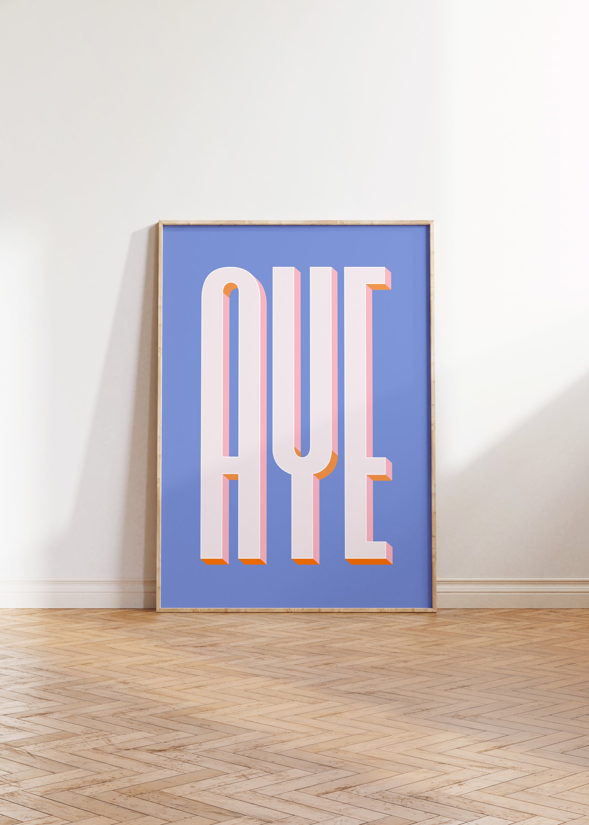 Aye Scottish Belter Fine Art Poster Print